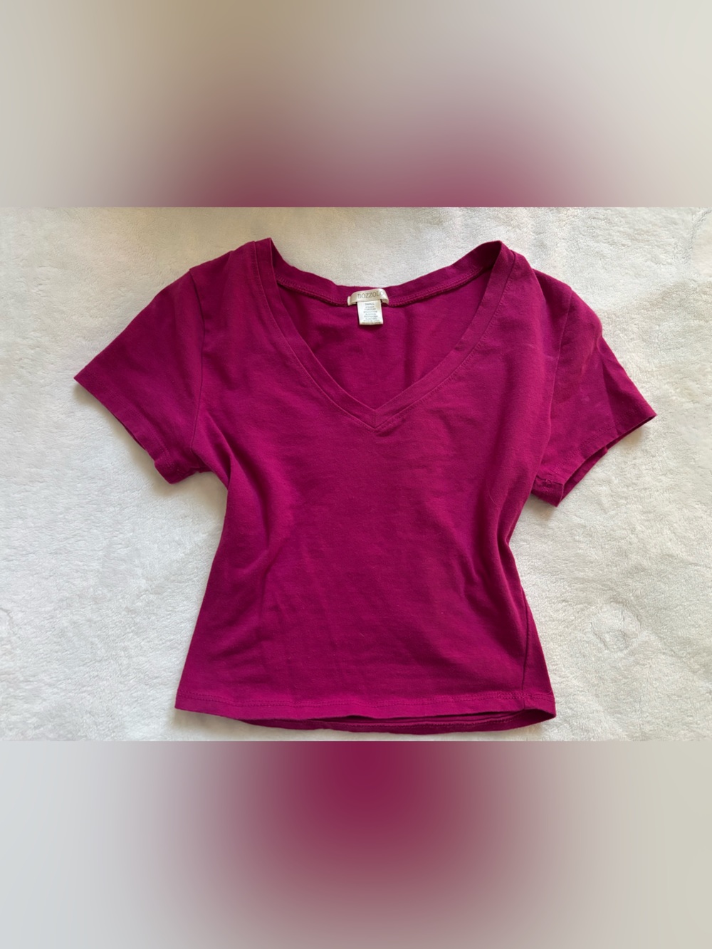 purple maroon bozzolo v neck shirt